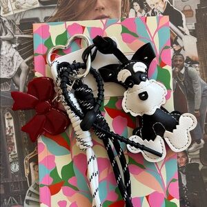 🎀🐾NEW! Mini Schnauzer Keychain Bag Charm🐾🎀